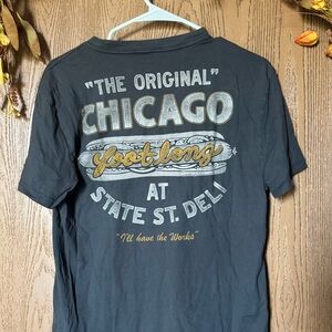 Hollister Black Chicago Graphic Tee